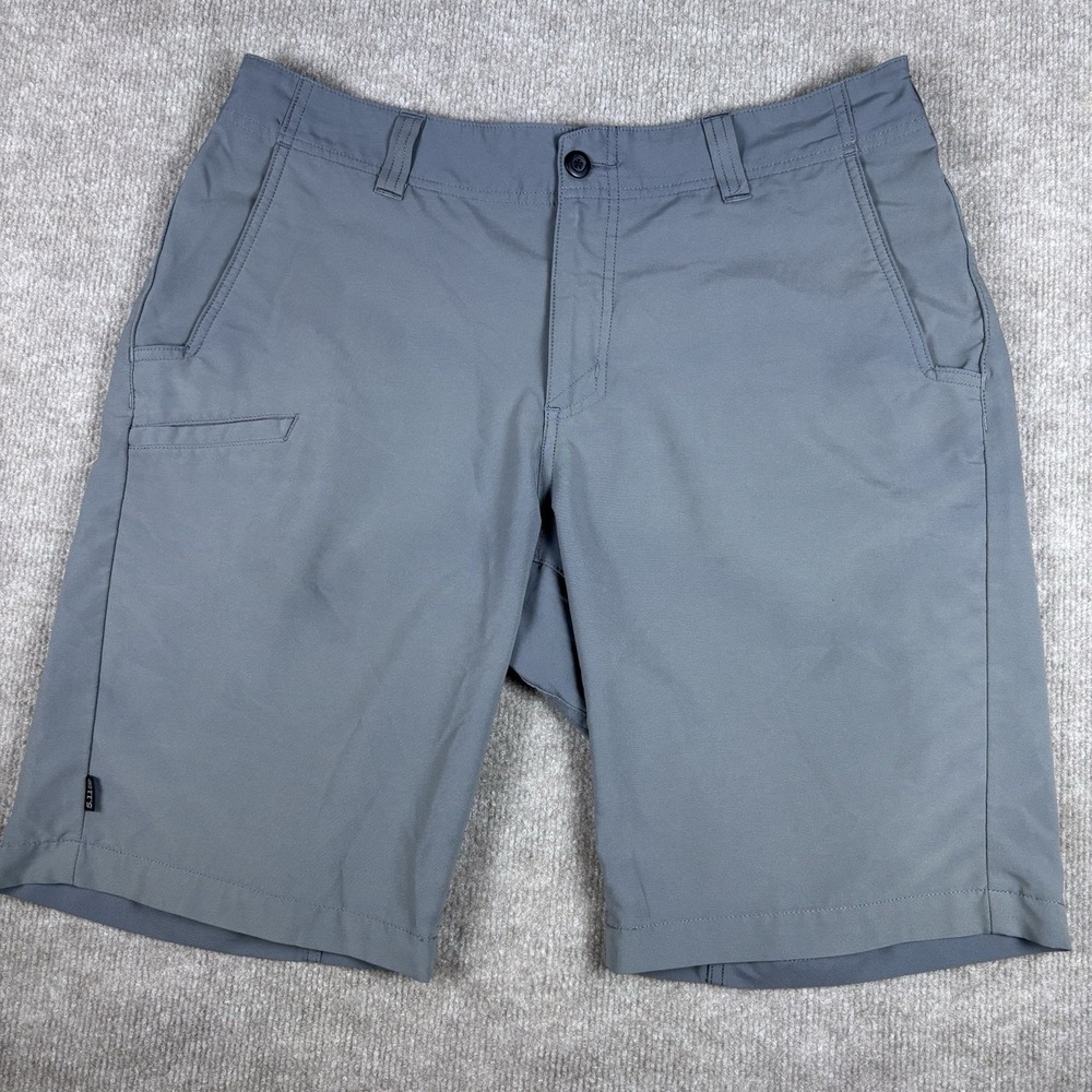 5.11 Tactical Shorts Mens 34 Gray Performance Outdoor Hiking Cargo Stretch